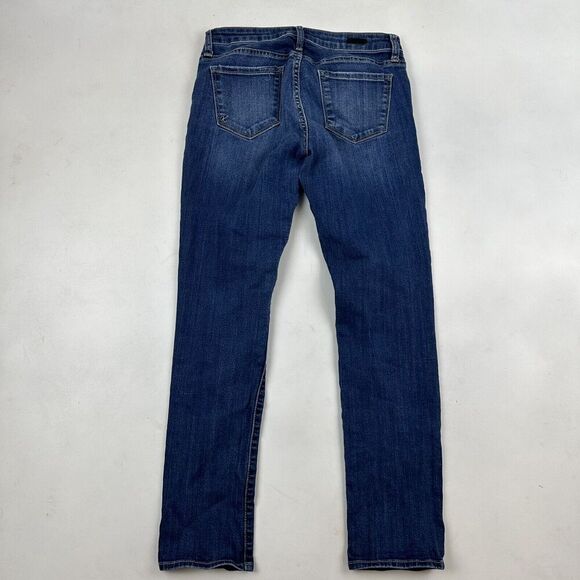 Kut From The Kloth Catherine Boyfriend Denim Blue Jeans Size 4 Cotton Stretch - Picture 8 of 8